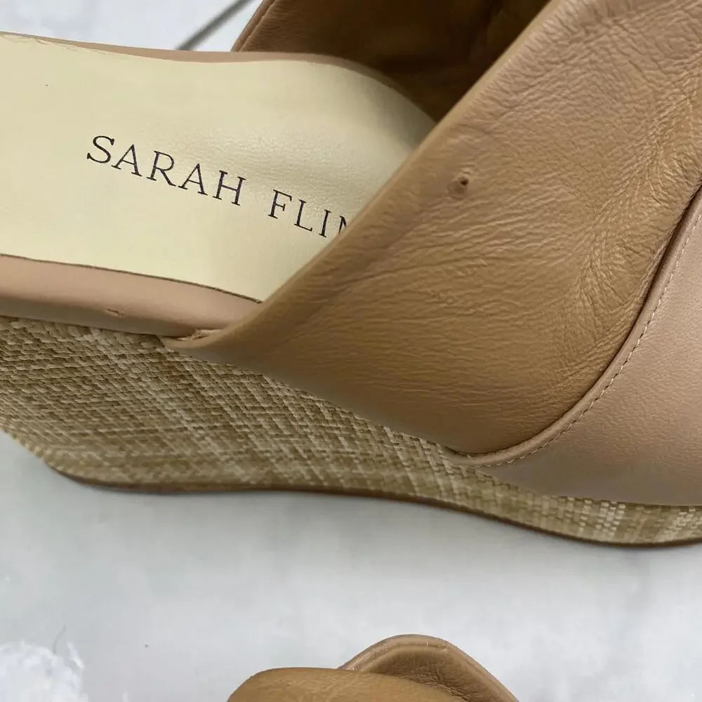 SARAH FLINT the perfect Arabesque wedge heel sz 5.5